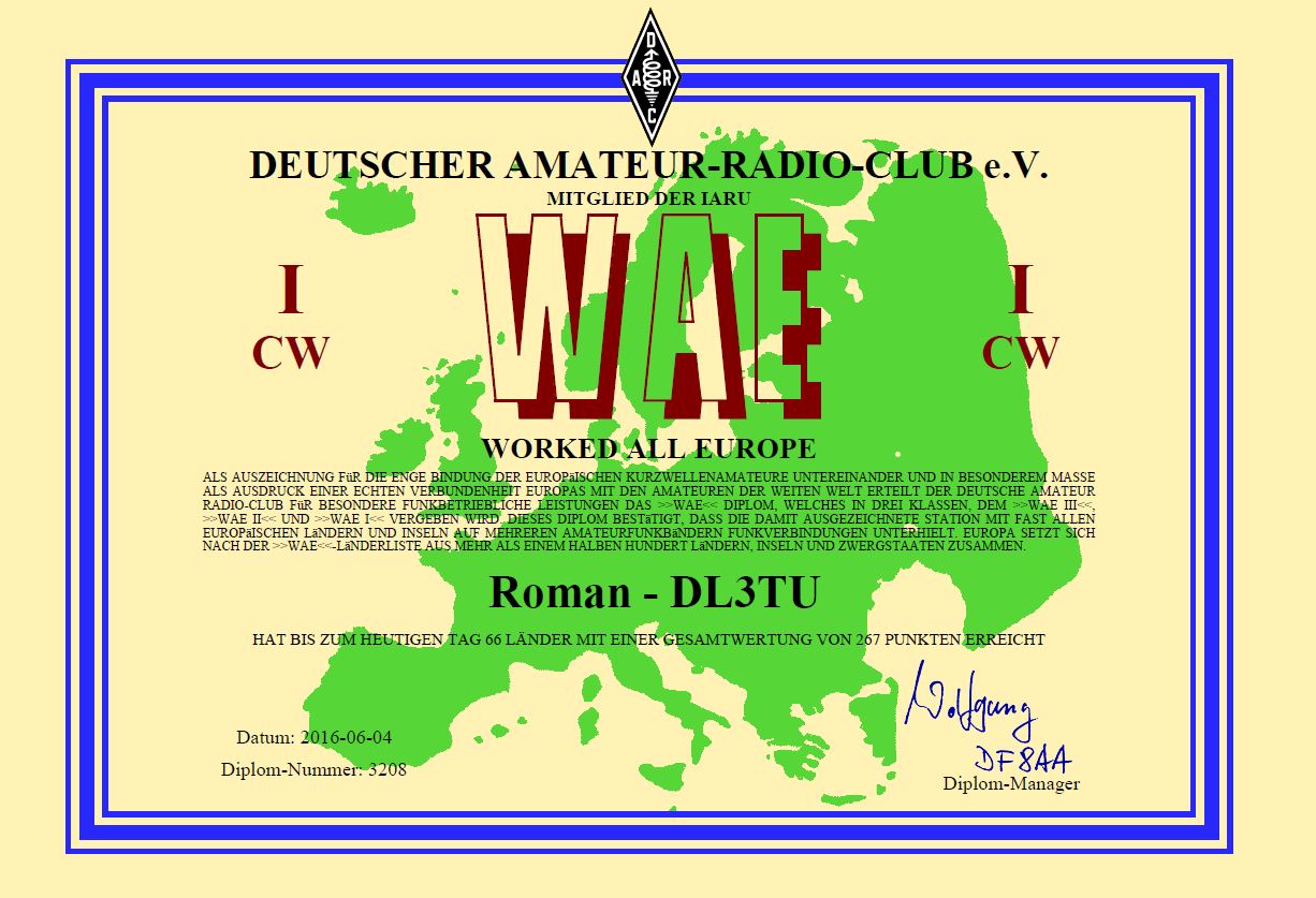WAE CW Class I